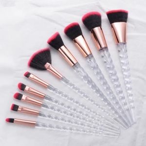 Unicorn Acrylic Spiral Eyeshadow Brushes Makeup Brushes Eyeshadow Brushes